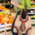Samoa Language Week Grocery Bag Samoan Motif With Red Hibiscus