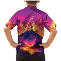 Hawaii Kilauea Volcano Family Matching Mermaid Dress and Hawaiian Shirt There Is Pele Goddess Of The Volcano LT05 - Polynesian Pride