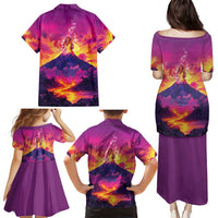 Hawaii Kilauea Volcano Family Matching Puletasi and Hawaiian Shirt There Is Pele Goddess Of The Volcano LT05 - Polynesian Pride