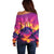 Hawaii Kilauea Volcano Off Shoulder Sweater There Is Pele Goddess Of The Volcano - Polynesian Pride