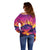 Hawaii Kilauea Volcano Off Shoulder Sweater There Is Pele Goddess Of The Volcano - Polynesian Pride