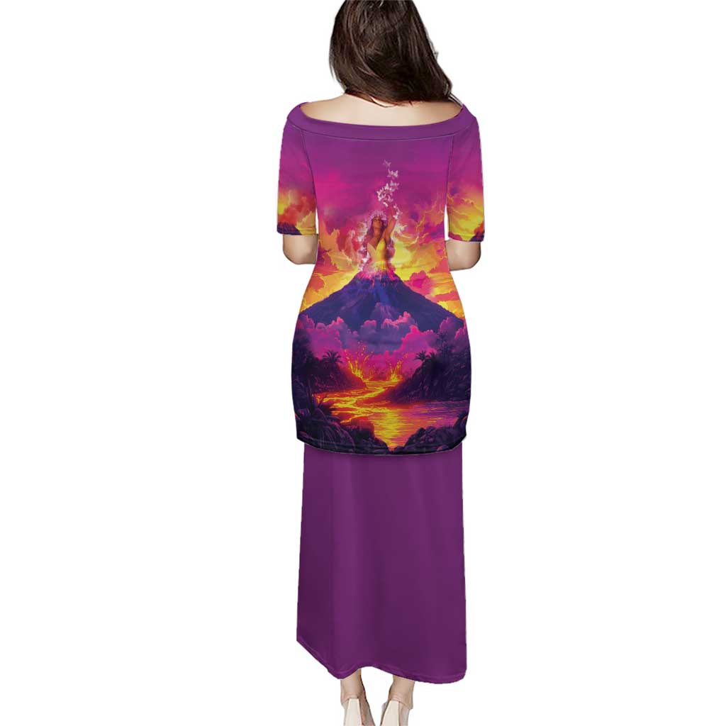 Hawaii Kilauea Volcano Puletasi There Is Pele Goddess Of The Volcano - Polynesian Pride