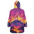 Hawaii Kilauea Volcano Wearable Blanket Hoodie There Is Pele Goddess Of The Volcano - Polynesian Pride