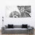 Hibiscus With White Austronesian Tattoo Pattern Tapestry - Polynesian Pride