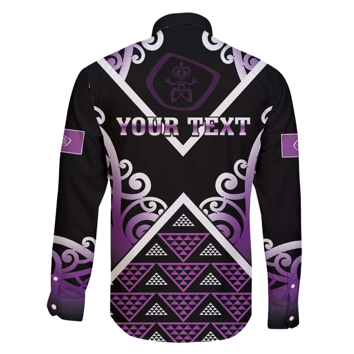 Personalised Aotearoa Moriori Family Matching Off The Shoulder Long Sleeve Dress and Hawaiian Shirt Maori Pattern New Zealand LT05 - Polynesian Pride