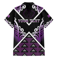 Personalised Aotearoa Moriori Family Matching Off Shoulder Maxi Dress and Hawaiian Shirt Maori Pattern New Zealand LT05 - Polynesian Pride