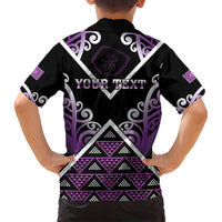 Personalised Aotearoa Moriori Family Matching Tank Maxi Dress and Hawaiian Shirt Maori Pattern New Zealand LT05 - Polynesian Pride