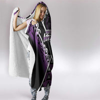 Aotearoa Moriori Hooded Blanket Maori Pattern New Zealand - Polynesian Pride