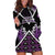 Personalised Aotearoa Moriori Hoodie Dress Maori Pattern New Zealand - Polynesian Pride
