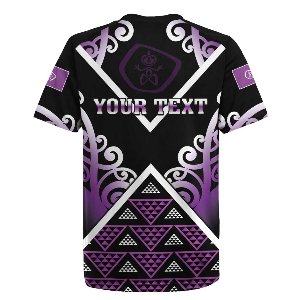 Personalised Aotearoa Moriori Rugby Jersey Maori Pattern New Zealand - Polynesian Pride