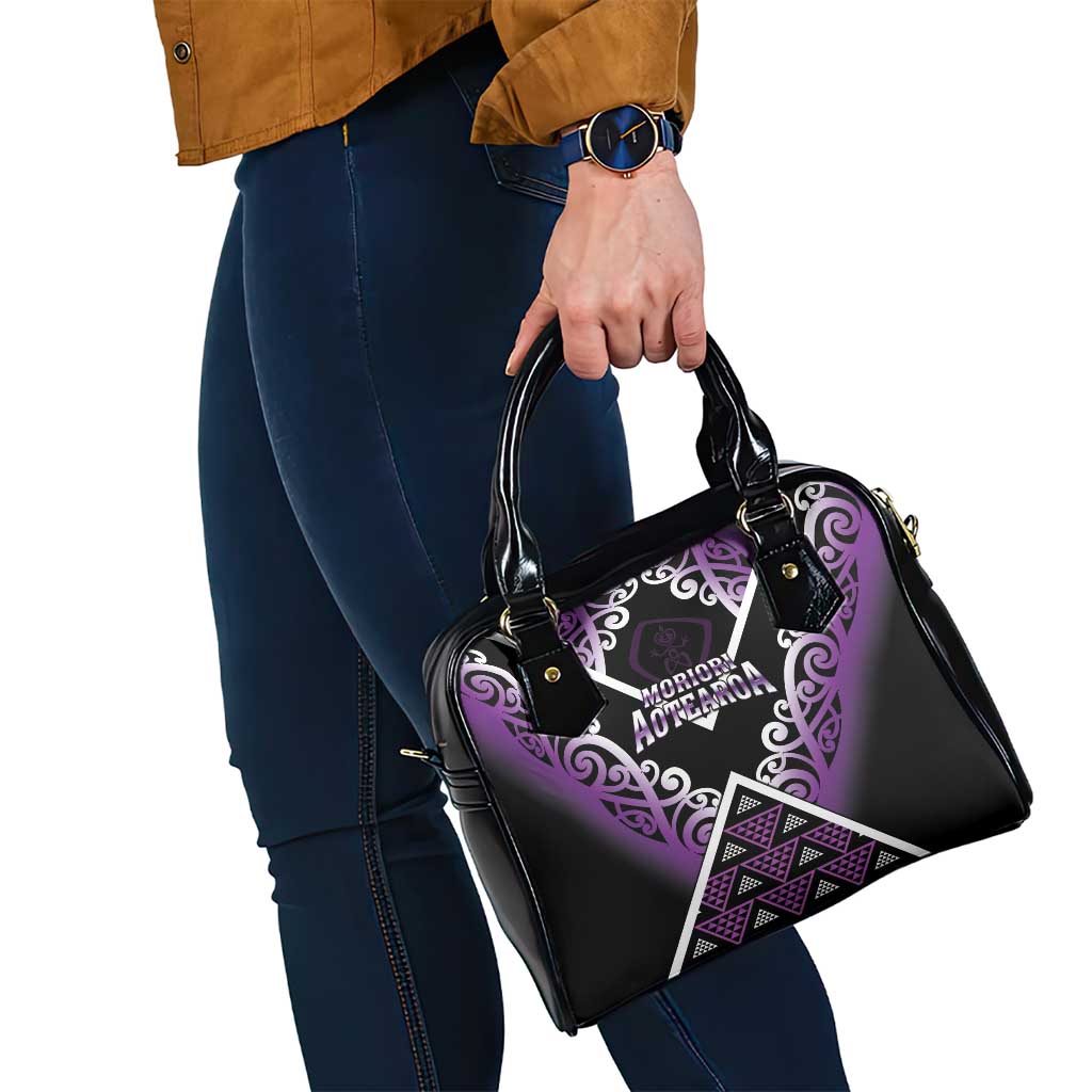 Aotearoa Moriori Shoulder Handbag Maori Pattern New Zealand - Polynesian Pride