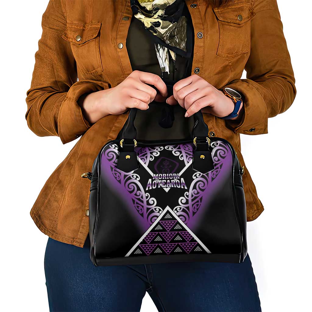 Aotearoa Moriori Shoulder Handbag Maori Pattern New Zealand - Polynesian Pride