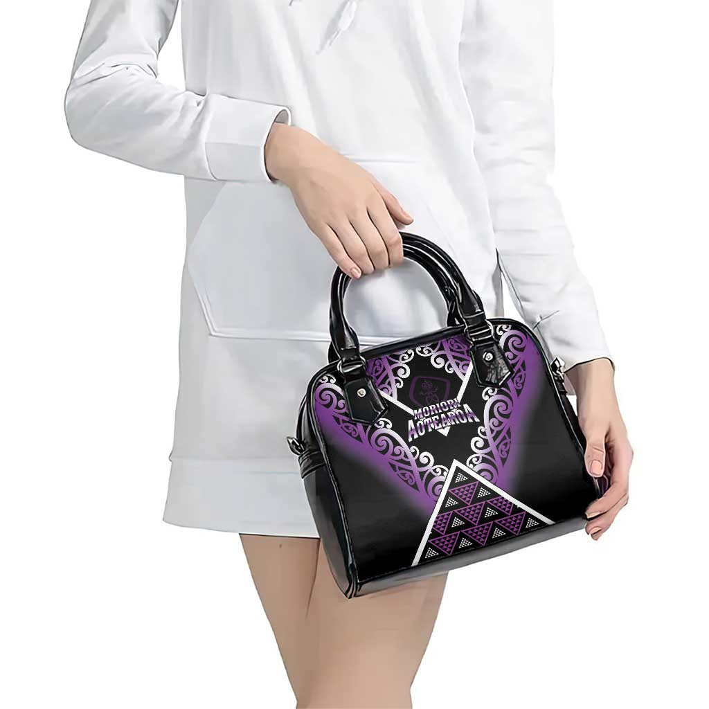 Aotearoa Moriori Shoulder Handbag Maori Pattern New Zealand - Polynesian Pride