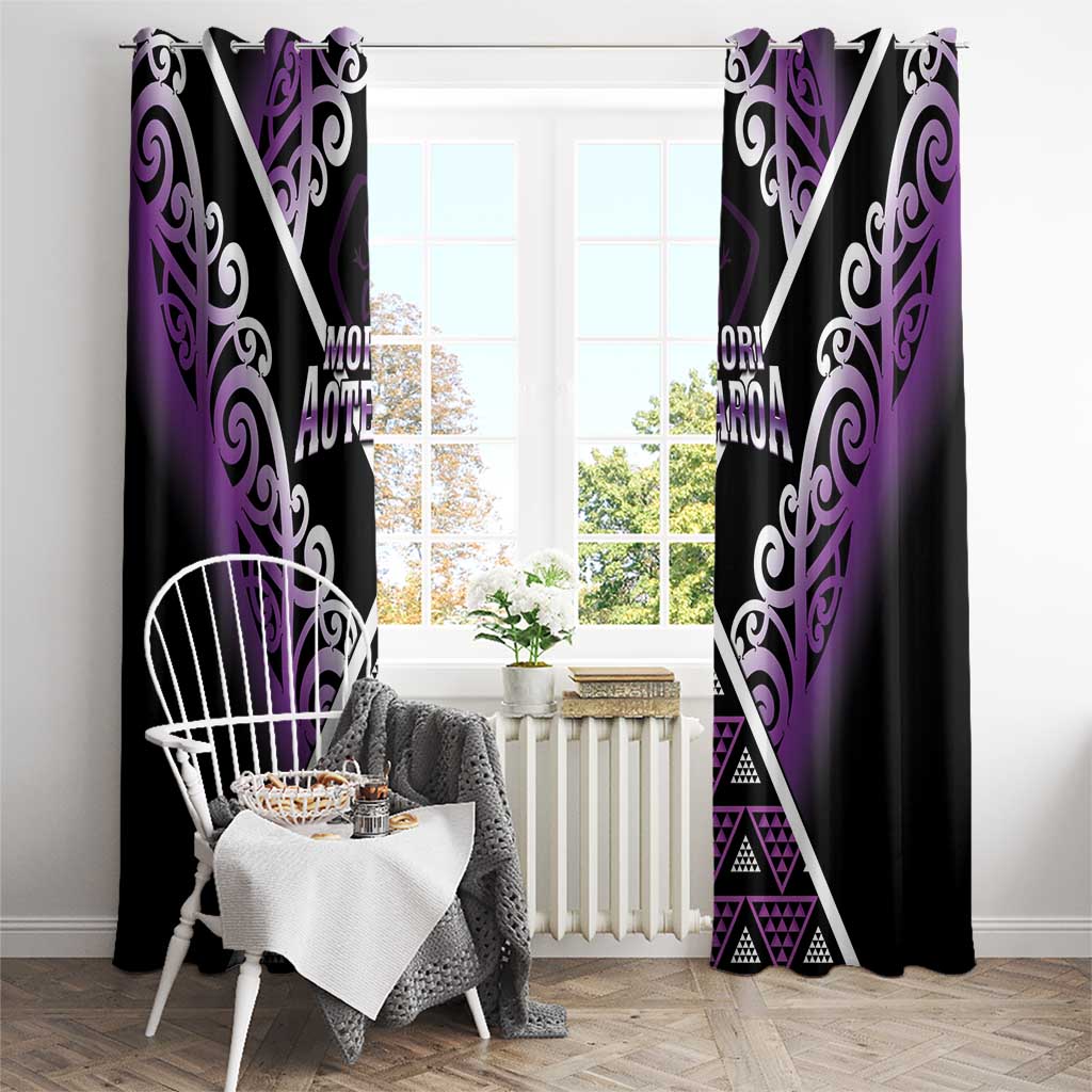 Aotearoa Moriori Window Curtain Maori Pattern New Zealand - Polynesian Pride