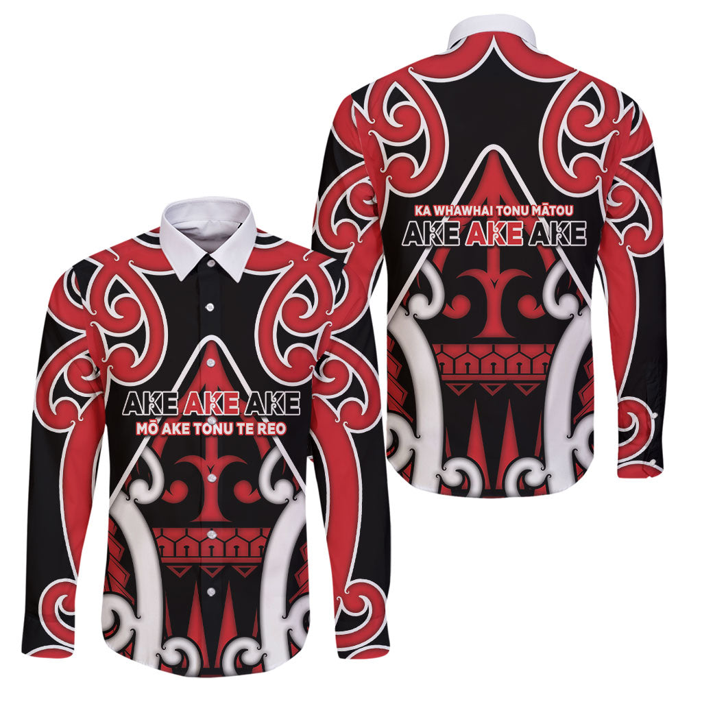 New Zealand Maori Language Week Family Matching Tank Maxi Dress and Hawaiian Shirt Mo Ake Tonu Te Reo