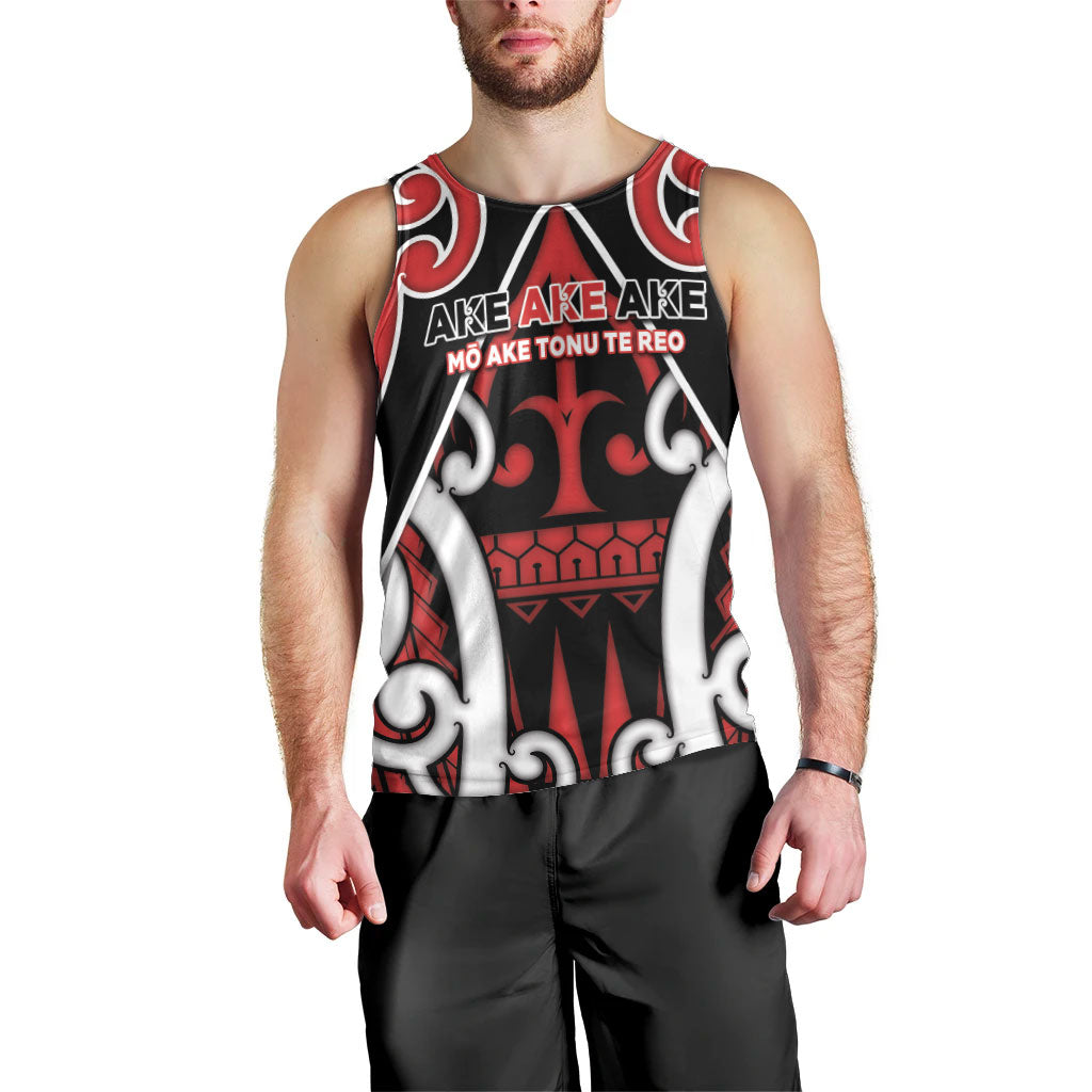 New Zealand Maori Language Week Men Tank Top Mo Ake Tonu Te Reo