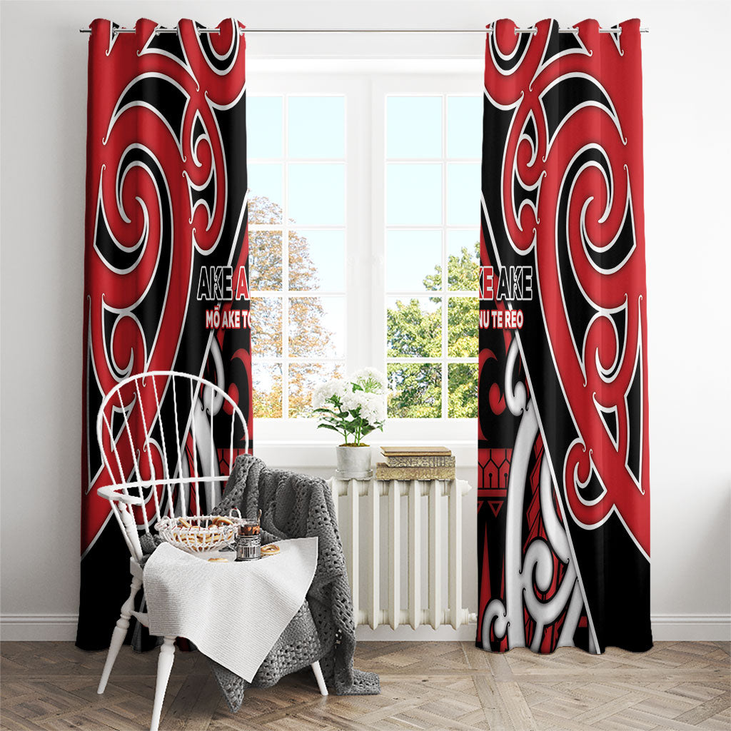 New Zealand Maori Language Week Window Curtain Mo Ake Tonu Te Reo