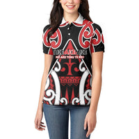 New Zealand Maori Language Week Women Polo Shirt Mo Ake Tonu Te Reo