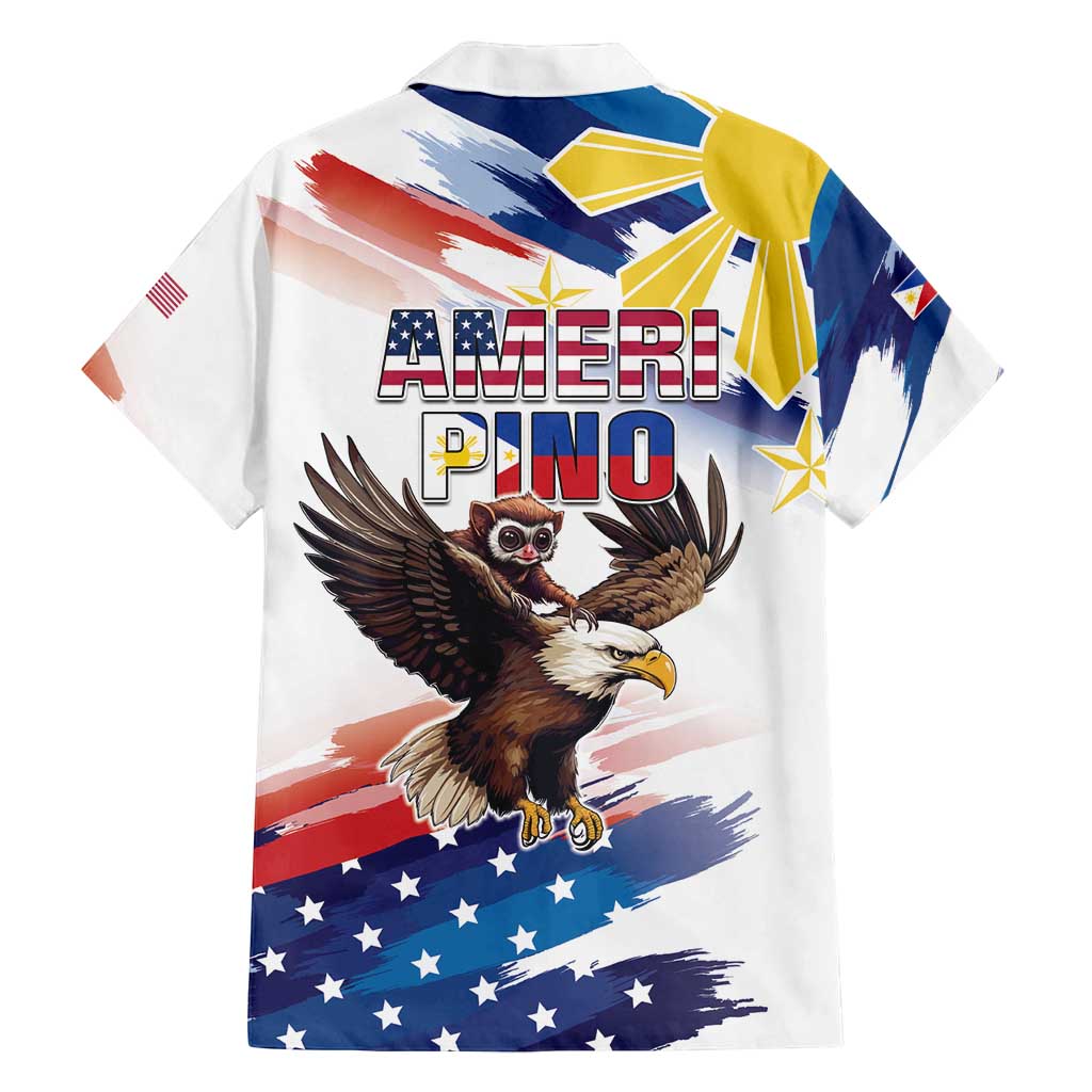 Filipino American History Month Family Matching Puletasi and Hawaiian Shirt Bald Eagle Tarsier Together LT05 - Polynesian Pride