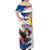 Filipino American History Month Off Shoulder Maxi Dress Bald Eagle Tarsier Together