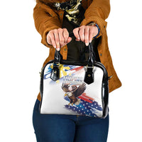 Filipino American History Month Shoulder Handbag Bald Eagle Tarsier Together