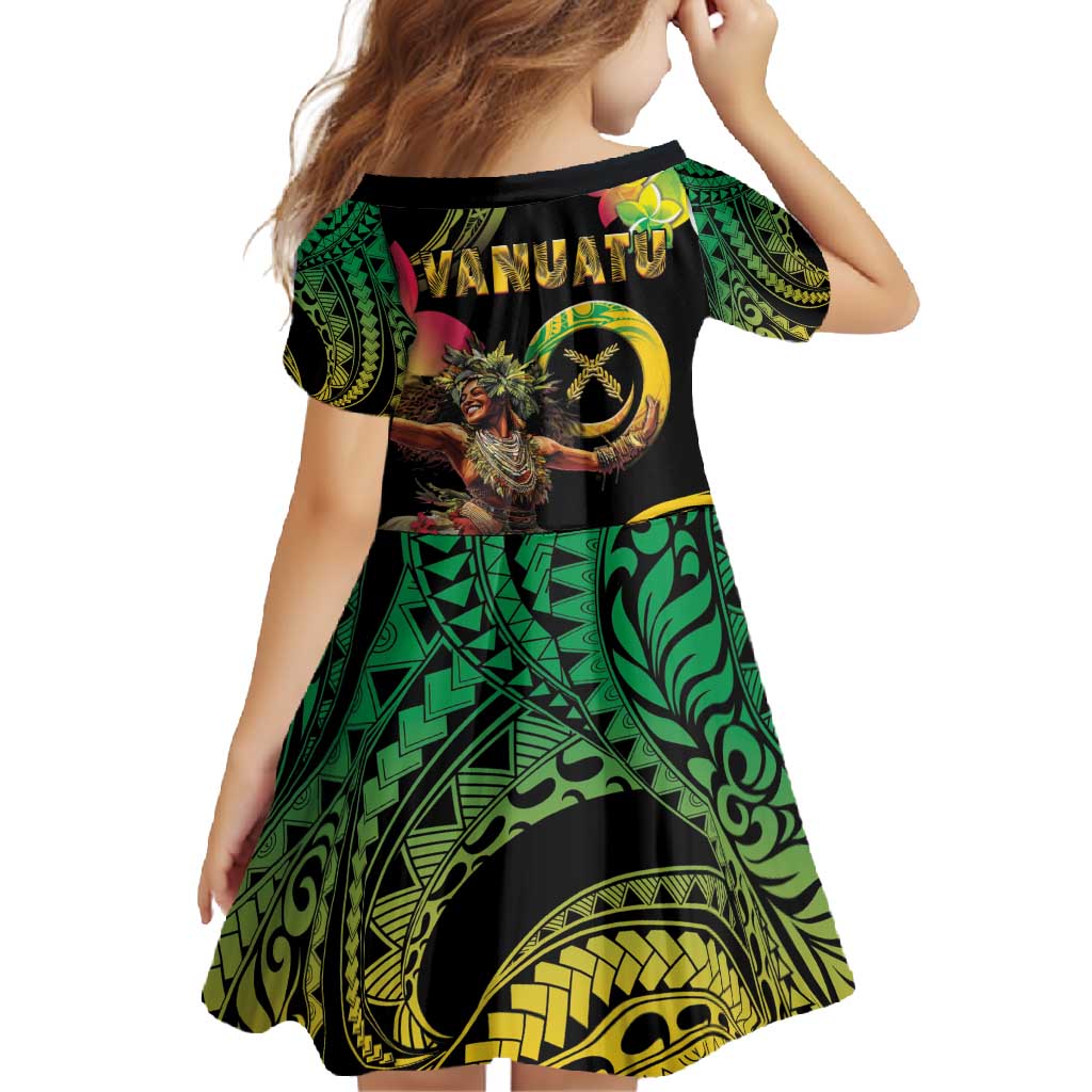 Halo Vanuatu Family Matching Tank Maxi Dress and Hawaiian Shirt Beautiful Woman Dancing LT05 - Polynesian Pride