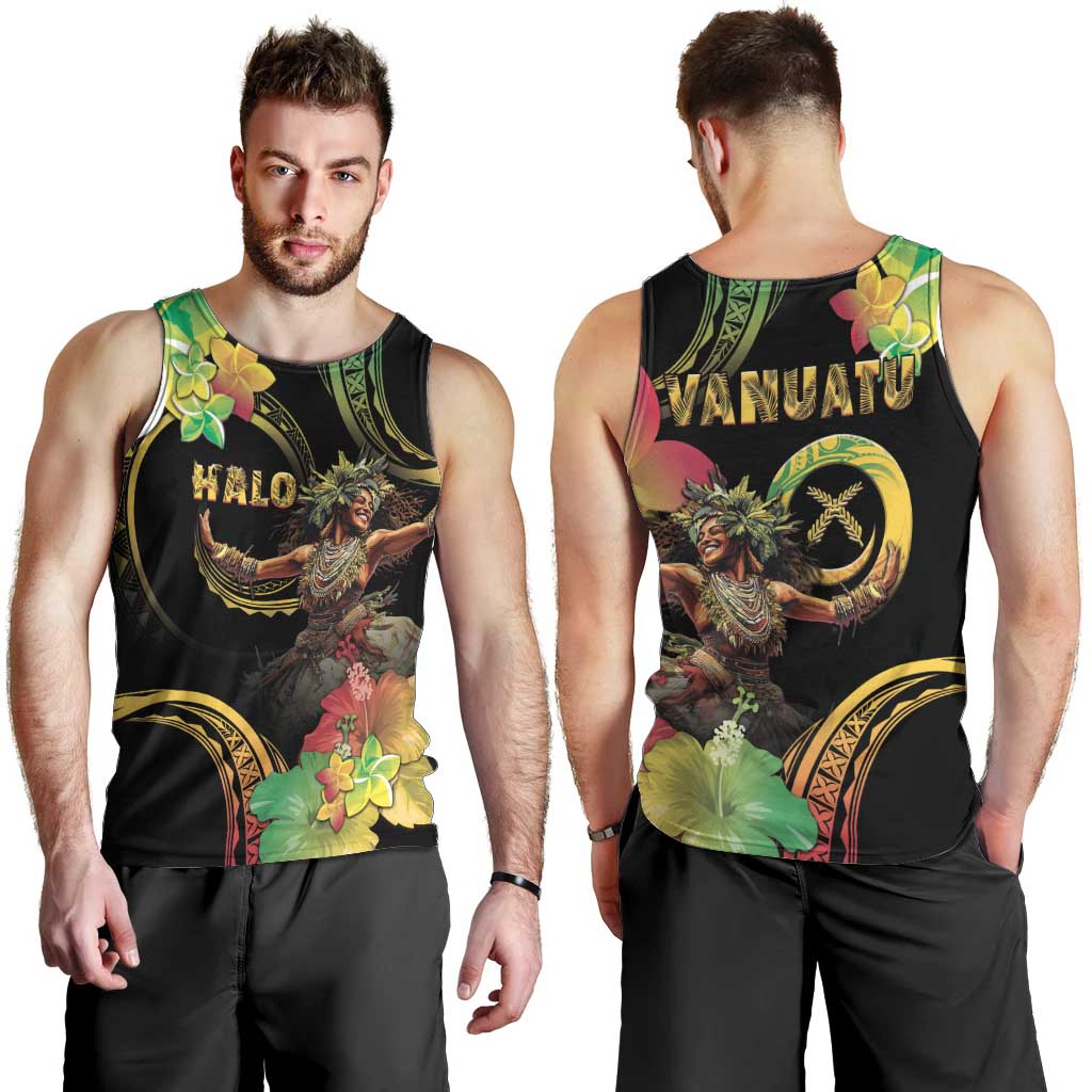 Halo Vanuatu Men Tank Top Beautiful Woman Dancing