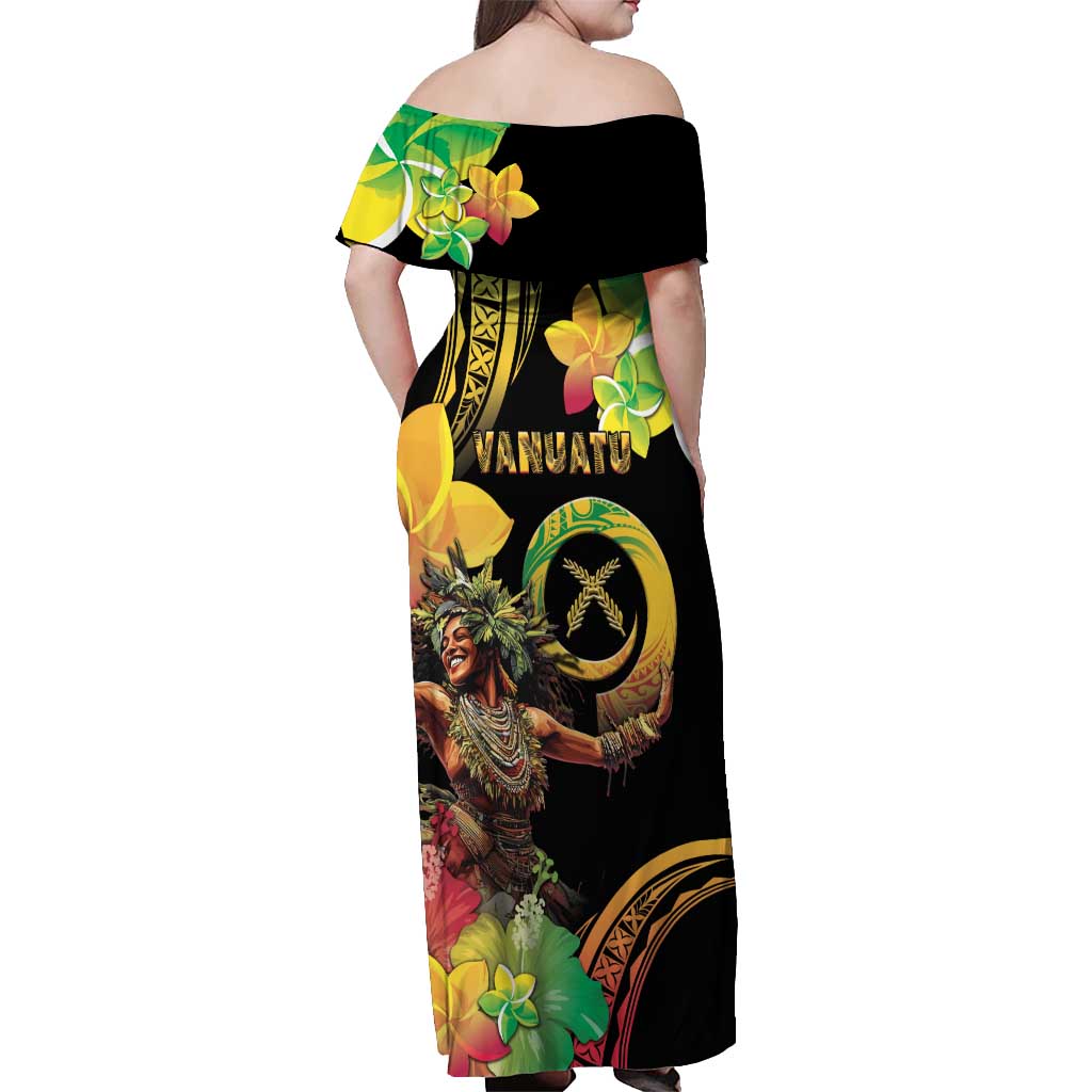 Halo Vanuatu Off Shoulder Maxi Dress Beautiful Woman Dancing