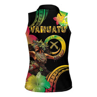 Halo Vanuatu Women Sleeveless Polo Shirt Beautiful Woman Dancing