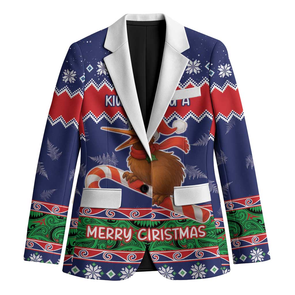 New Zealand Christmas Blazer Kiwi-sh You A Merry Christmas - Polynesian Pride