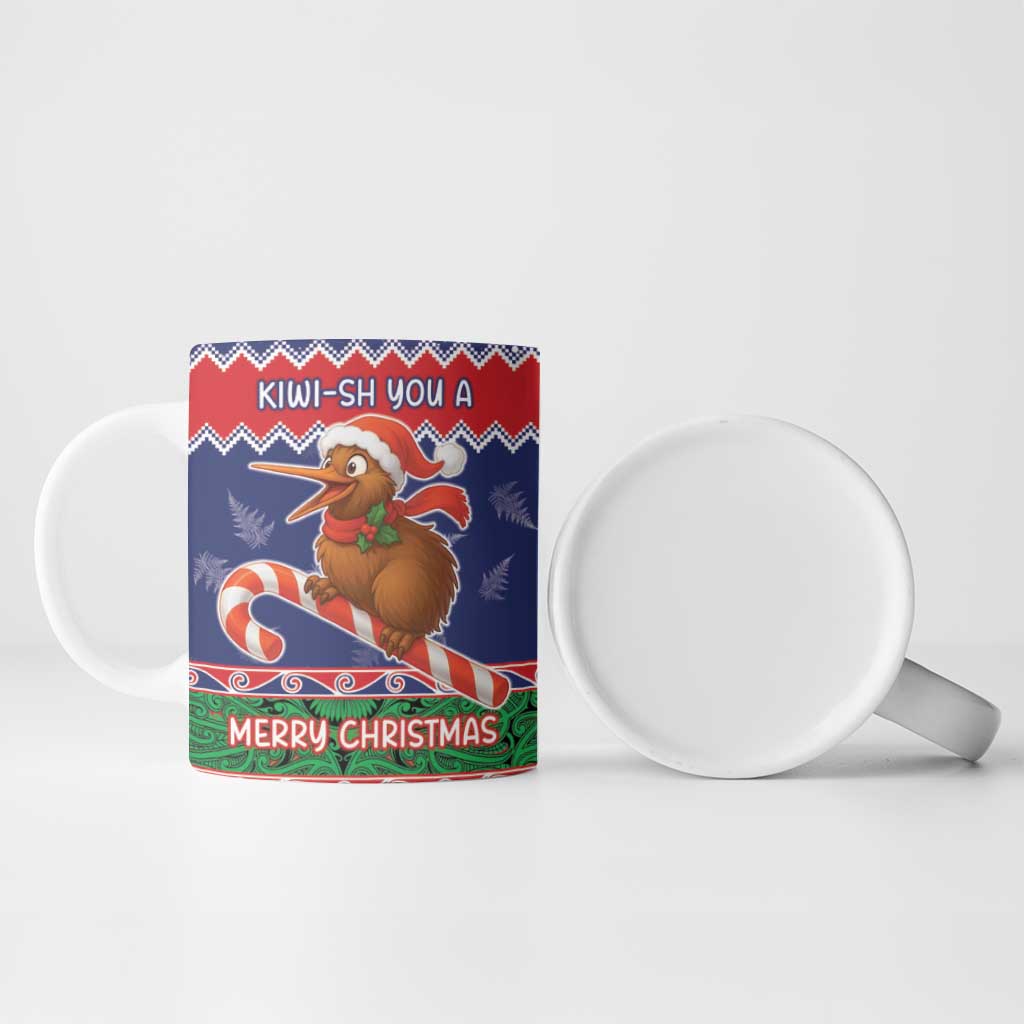 New Zealand Christmas Ceramic Mug Kiwi-sh You A Merry Christmas - Polynesian Pride