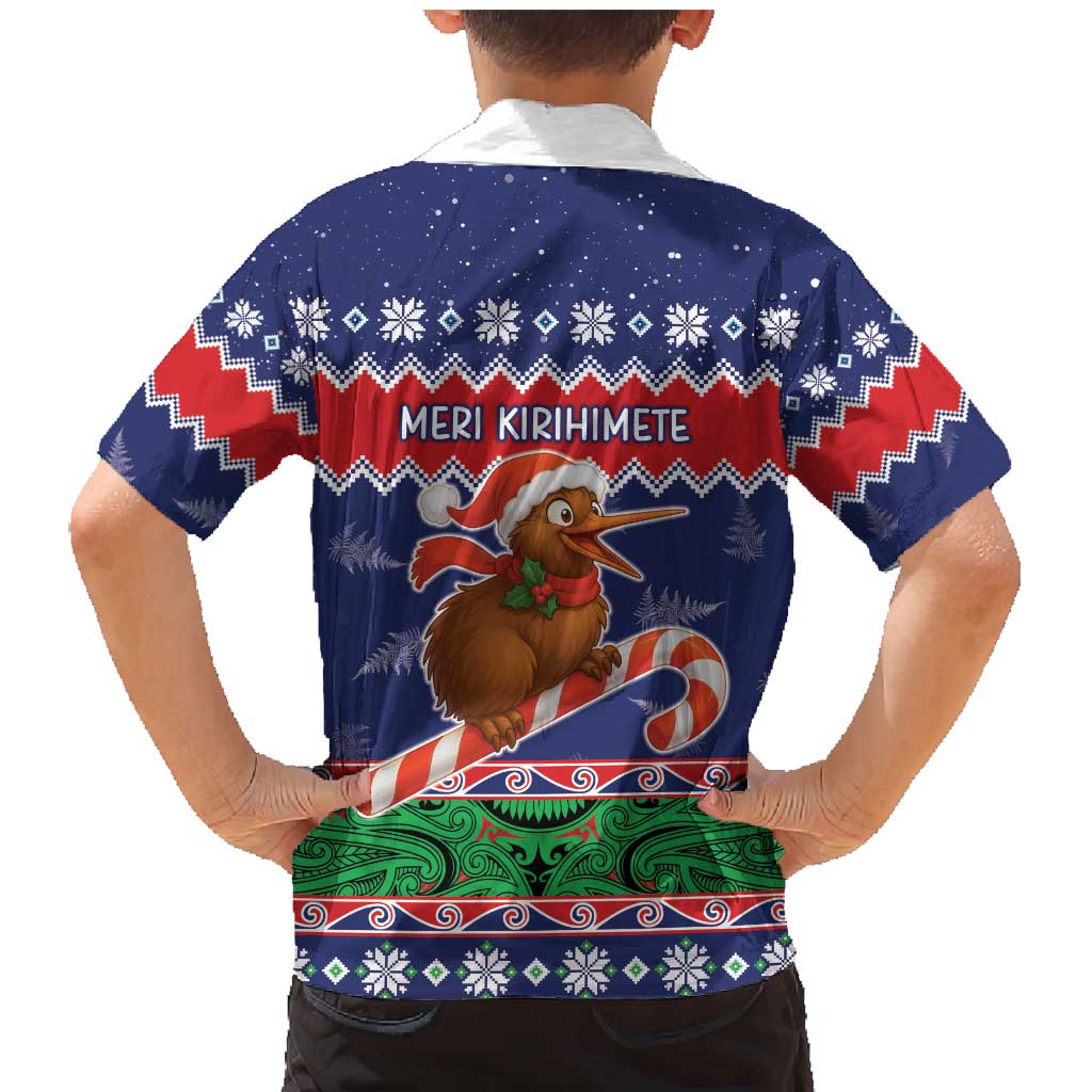 New Zealand Christmas Family Matching Mermaid Dress and Hawaiian Shirt Kiwi-sh You A Merry Christmas LT05 - Polynesian Pride