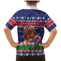 New Zealand Christmas Family Matching Mermaid Dress and Hawaiian Shirt Kiwi-sh You A Merry Christmas LT05 - Polynesian Pride