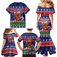 New Zealand Christmas Family Matching Mermaid Dress and Hawaiian Shirt Kiwi-sh You A Merry Christmas LT05 - Polynesian Pride