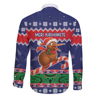 New Zealand Christmas Family Matching Summer Maxi Dress and Hawaiian Shirt Kiwi-sh You A Merry Christmas LT05 - Polynesian Pride