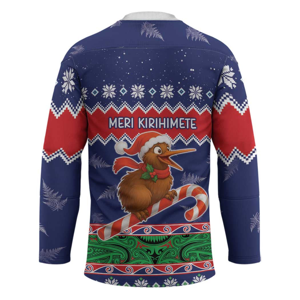New Zealand Christmas Hockey Jersey Kiwi-sh You A Merry Christmas - Polynesian Pride