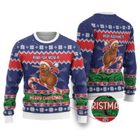 New Zealand Christmas Ugly Christmas Sweater Kiwi-sh You A Merry Christmas - Polynesian Pride