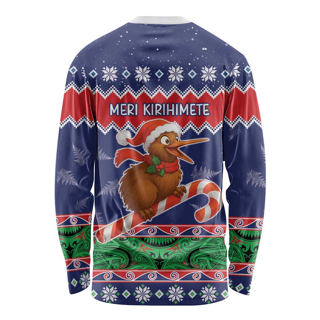 New Zealand Christmas Long Sleeve Shirt Kiwi-sh You A Merry Christmas - Polynesian Pride
