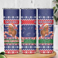 New Zealand Christmas Skinny Tumbler Kiwi-sh You A Merry Christmas LT05 - Polynesian Pride