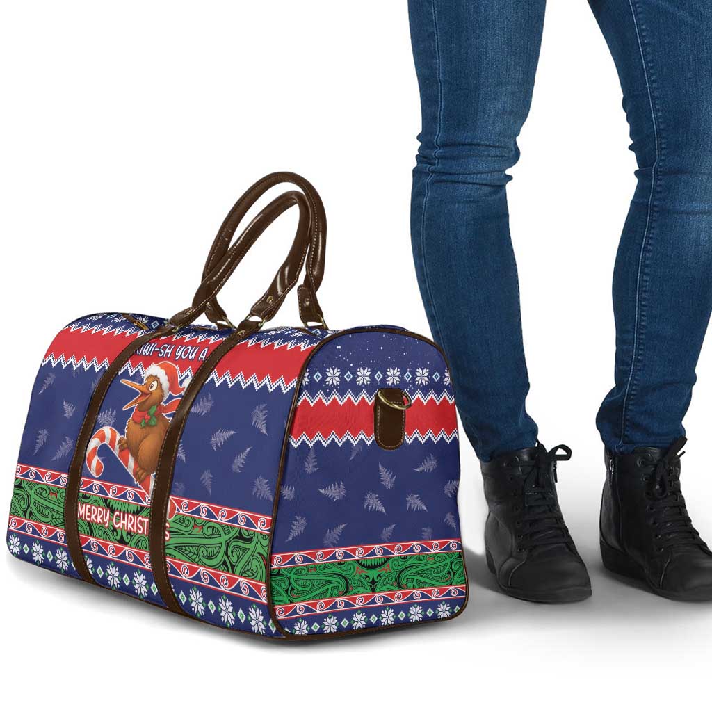 New Zealand Christmas Travel Bag Kiwi-sh You A Merry Christmas - Polynesian Pride