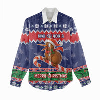 New Zealand Christmas Women Casual Shirt Kiwi-sh You A Merry Christmas LT05 - Polynesian Pride