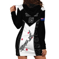 Custom New Zealand Player Rugby Hoodie Dress World Cup 2023 Maori Pattern LT05 - Polynesian Pride