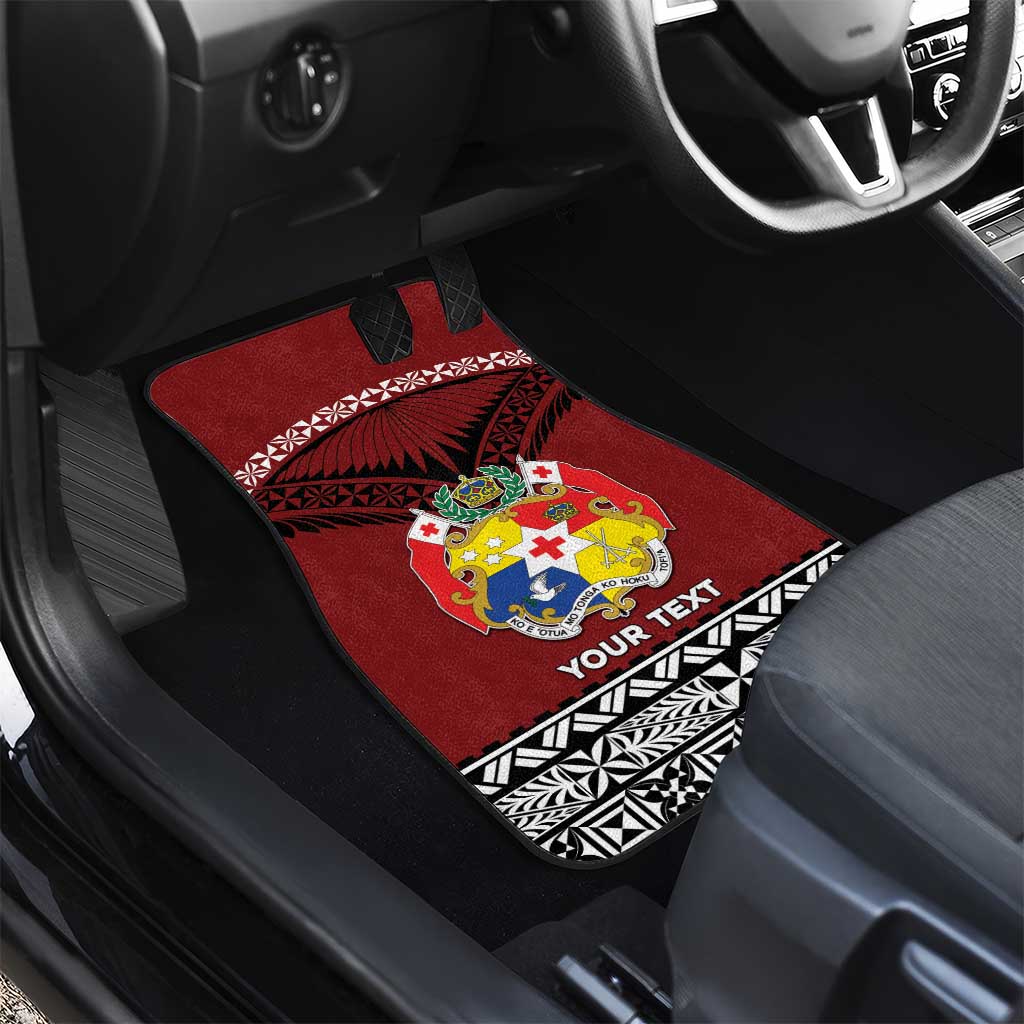 Tonga Constitution Day Car Mats Tongan Kupesi Ngatu Pattern
