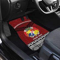 Tonga Constitution Day Car Mats Tongan Kupesi Ngatu Pattern