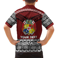 Personalised Tonga Constitution Day Hawaiian Shirt Tongan Kupesi Ngatu Pattern