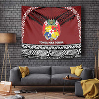 Tonga Constitution Day Tapestry Tongan Kupesi Ngatu Pattern