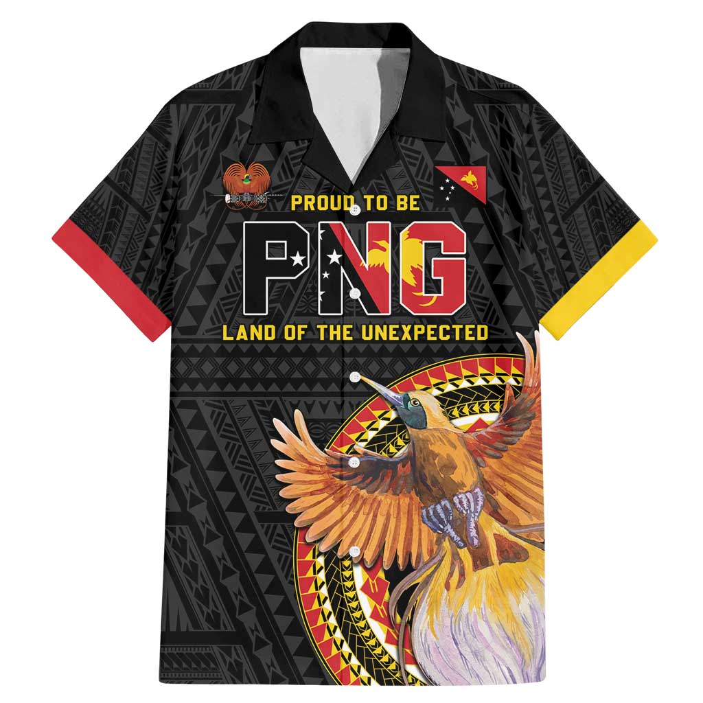 Papua New Guinea Tok Pisin Wik Family Matching Mermaid Dress and Hawaiian Shirt Land Of The Unexpected LT05 Dad's Shirt - Short Sleeve Black - Polynesian Pride