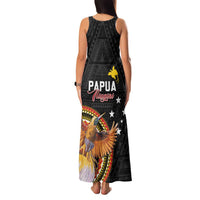 Papua New Guinea Tok Pisin Wik Family Matching Tank Maxi Dress and Hawaiian Shirt Land Of The Unexpected LT05 - Polynesian Pride
