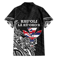 Hawaii November 28th Is My Independence Day Family Matching Short Sleeve Bodycon Dress and Hawaiian Shirt LT05 - Polynesian Pride