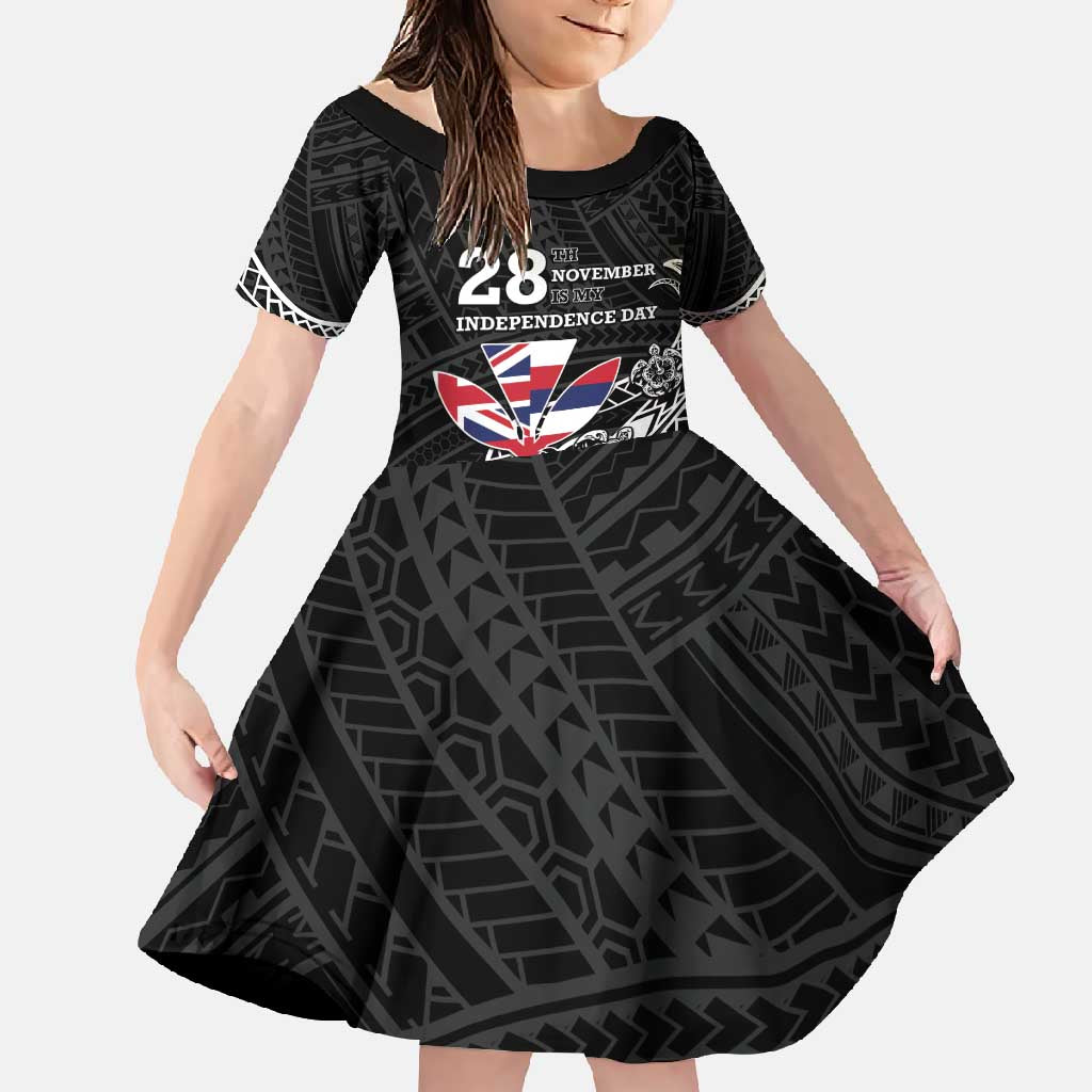 Hawaii November 28th Is My Independence Day Family Matching Tank Maxi Dress and Hawaiian Shirt
